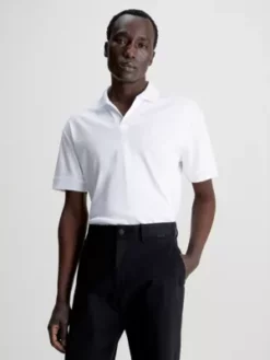 Calvin Klein Polo à Patte Ouverte