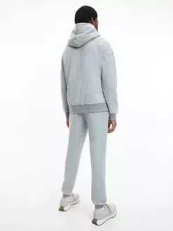 Calvin Klein Sweat-shirt à Capuche Relaxed En Polaire Bouclée -Pas Cher Calvin Klein Magasin K10K111243 PKH alternate2