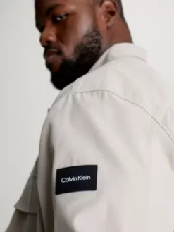 Calvin Klein Surchemise Grande Taille En Sergé -Pas Cher Calvin Klein Magasin K10K111263 ACE alternate2