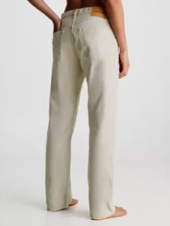 Calvin Klein Jean Straight Classique Unisexe - CK Standards -Pas Cher Calvin Klein Magasin K10K111301 1A4 alternate3