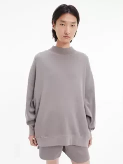 Calvin Klein Pull Unisexe En Coton Gaufré - CK Standards