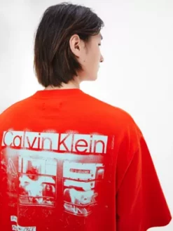 Calvin Klein T-shirt Unisexe Imprimé - CK Standards 17 Calvin Klein T-shirt Unisexe Imprimé - CK Standards -Pas Cher Calvin Klein Magasin K10K111322 XNS alternate6