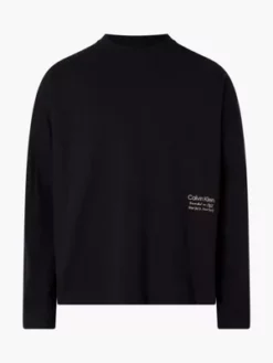 Calvin Klein T-shirt Unisexe à Manches Longues Imprimé - CK Standards 19 Calvin Klein T-shirt Unisexe à Manches Longues Imprimé - CK Standards -Pas Cher Calvin Klein Magasin K10K111324 BAE alternate8