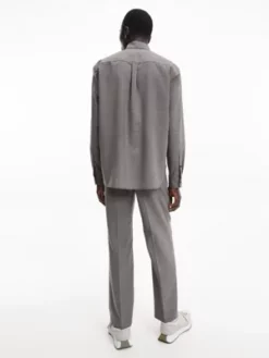 Calvin Klein Surchemise Bicolore En Laine 9 Calvin Klein Surchemise Bicolore En Laine -Pas Cher Calvin Klein Magasin K10K111353 CHH alternate2