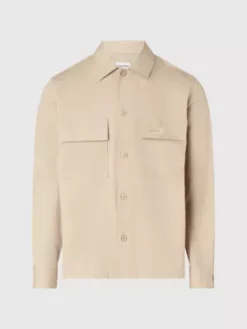 Calvin Klein Chemise Boxy En Popeline élastique -Pas Cher Calvin Klein Magasin K10K111364 PF2 alternate4