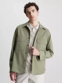 Calvin Klein Surchemise Slim En Gabardine