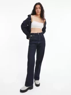 Calvin Klein Jean Straight Unisexe - CK Standards -Pas Cher Calvin Klein Magasin K10K111416 1BJ alternate2