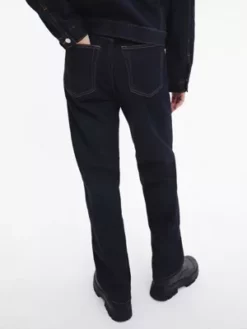 Calvin Klein Jean Straight Unisexe - CK Standards -Pas Cher Calvin Klein Magasin K10K111416 1BJ alternate5