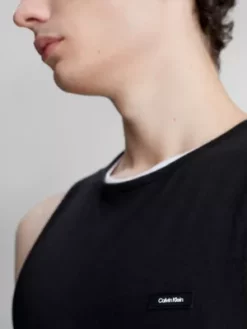 Calvin Klein Débardeur Slim Dos Nageur -Pas Cher Calvin Klein Magasin K10K111427 BEH alternate2