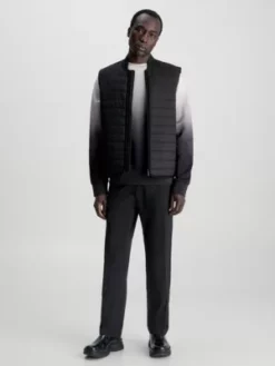 Calvin Klein Veste Sans Manches Matelassée Effet Froissé 10 Calvin Klein Veste Sans Manches Matelassée Effet Froissé -Pas Cher Calvin Klein Magasin K10K111462 BEH alternate3