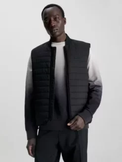 Calvin Klein Veste Sans Manches Matelassée Effet Froissé