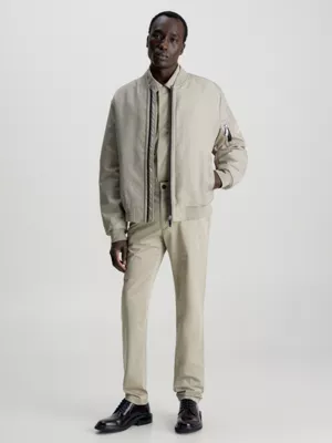 Calvin Klein Blouson Bomber En Toile Recyclée 6 Calvin Klein Blouson Bomber En Toile Recyclée – Image 4