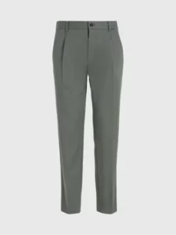 Calvin Klein Pantalon Plissé Et Fuselé En Sergé 11 Calvin Klein Pantalon Plissé Et Fuselé En Sergé -Pas Cher Calvin Klein Magasin K10K111490 LLP alternate4