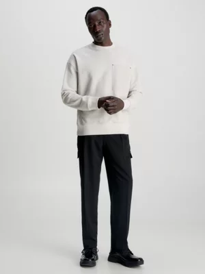 Calvin Klein Sweat De Travail En Coton Bio 6 Calvin Klein Sweat De Travail En Coton Bio – Image 4