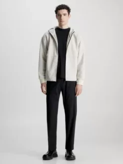 Calvin Klein Sweat à Capuche Zippé En Polaire 10 Calvin Klein Sweat à Capuche Zippé En Polaire -Pas Cher Calvin Klein Magasin K10K111518 ACE alternate3