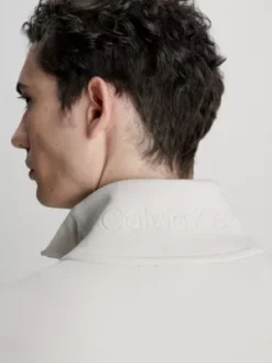 Calvin Klein Veste Zippée En Coton Bio -Pas Cher Calvin Klein Magasin K10K111519 ACE alternate2