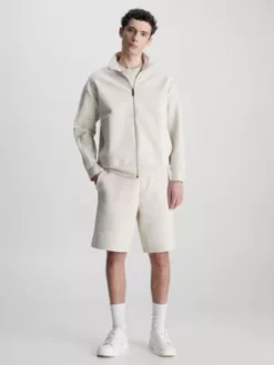 Calvin Klein Veste Zippée En Coton Bio -Pas Cher Calvin Klein Magasin K10K111519 ACE alternate3