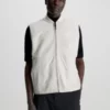 Calvin Klein Veste Sans Manches Zippée En Polaire Contrecollée