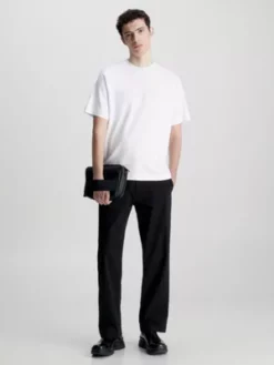 Calvin Klein T-shirt Avec Logo En Fibre Refibra -Pas Cher Calvin Klein Magasin K10K111531 YAF alternate3