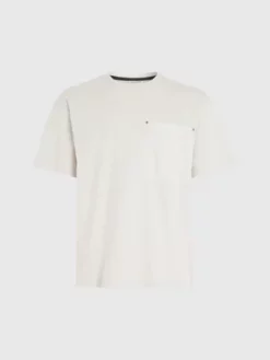 Calvin Klein T-shirt Côtelé Avec Poche -Pas Cher Calvin Klein Magasin K10K111544 ACE alternate4