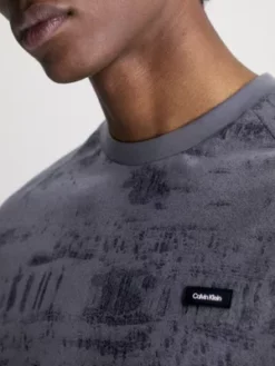 Calvin Klein T-shirt Imprimé Concrete -Pas Cher Calvin Klein Magasin K10K111551 0IN alternate2