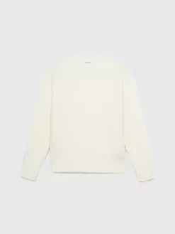 Calvin Klein Pull En Laine Mélangée Torsadée -Pas Cher Calvin Klein Magasin K10K111574 YAH alternate5