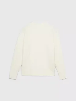 Calvin Klein Pull En Laine Mélangée Torsadée -Pas Cher Calvin Klein Magasin K10K111574 YAH alternate6