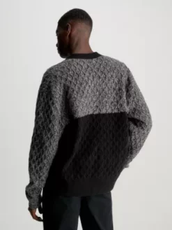 Calvin Klein Gilet Color-block Texturé 12 Calvin Klein Gilet Color-block Texturé -Pas Cher Calvin Klein Magasin K10K111576 BEH alternate2