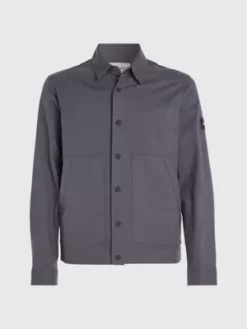 Calvin Klein Surchemise En Sergé De Coton Bio -Pas Cher Calvin Klein Magasin K10K111582 PC9 alternate4