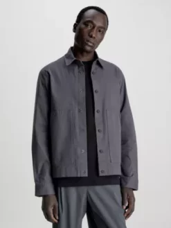 Calvin Klein Surchemise En Sergé De Coton Bio