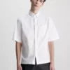 Calvin Klein Chemise Boxy à Manches Courtes