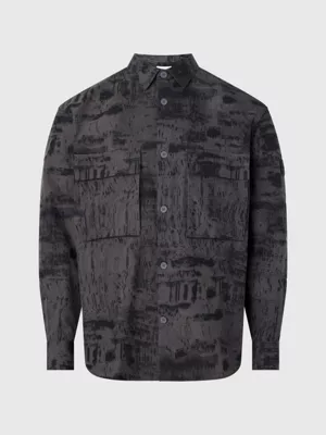 Calvin Klein Surchemise Relaxed En Sergé Imprimé 7 Calvin Klein Surchemise Relaxed En Sergé Imprimé – Image 5