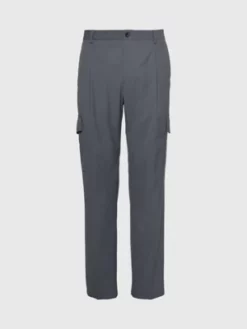 Calvin Klein Pantalon Cargo Relaxed Fuselé 11 Calvin Klein Pantalon Cargo Relaxed Fuselé -Pas Cher Calvin Klein Magasin K10K111597 PC9 alternate4