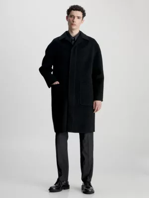 Calvin Klein Manteau Réversible En Laine 6 Calvin Klein Manteau Réversible En Laine – Image 4