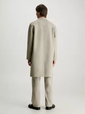 Calvin Klein Pardessus Technique Contrecollé 4 Calvin Klein Pardessus Technique Contrecollé – Image 2