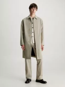Calvin Klein Pardessus Technique Contrecollé
