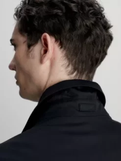 Calvin Klein Veste Cintrée En SeaCell Cotton -Pas Cher Calvin Klein Magasin K10K111609 BEH alternate2