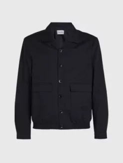 Calvin Klein Veste Cintrée En SeaCell Cotton -Pas Cher Calvin Klein Magasin K10K111609 BEH alternate4