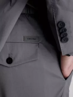 Calvin Klein Pantalon Court Plissé -Pas Cher Calvin Klein Magasin K10K111610 PC9 alternate2