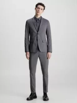 Calvin Klein Veste Blazer Slim En Coton Technique 10 Calvin Klein Veste Blazer Slim En Coton Technique -Pas Cher Calvin Klein Magasin K10K111611 PC9 alternate3