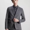 Calvin Klein Veste Blazer Slim En Coton Technique