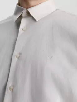 Calvin Klein Polo Relaxed Color-block En Popeline -Pas Cher Calvin Klein Magasin K10K111649 0F7 alternate2