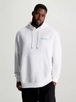 Calvin Klein Sweat-shirt à Capuche Grande Taille Avec Logo