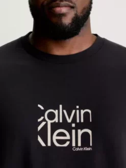 Calvin Klein T-shirt Grande Taille Avec Logo -Pas Cher Calvin Klein Magasin K10K111694 BEH alternate2
