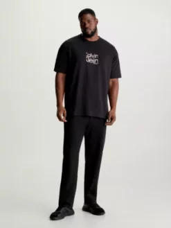 Calvin Klein T-shirt Grande Taille Avec Logo -Pas Cher Calvin Klein Magasin K10K111694 BEH alternate3