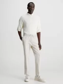 Calvin Klein Pantalon De Jogging Slim élastique En Satin -Pas Cher Calvin Klein Magasin K10K111705 ACE alternate3