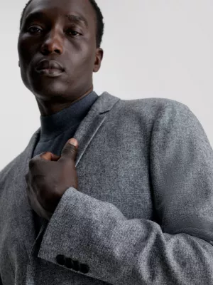 Calvin Klein Blazer Slim En Flanelle 5 Calvin Klein Blazer Slim En Flanelle â Image 3