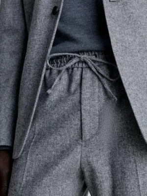 Calvin Klein Pantalon De Flanelle Bicolore 5 Calvin Klein Pantalon De Flanelle Bicolore – Image 3