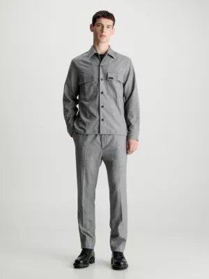 Calvin Klein Surchemise Boxy En Flanelle 6 Calvin Klein Surchemise Boxy En Flanelle – Image 4