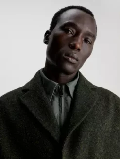 Calvin Klein Manteau En Sergé Bouclé -Pas Cher Calvin Klein Magasin K10K111739 LLP alternate3